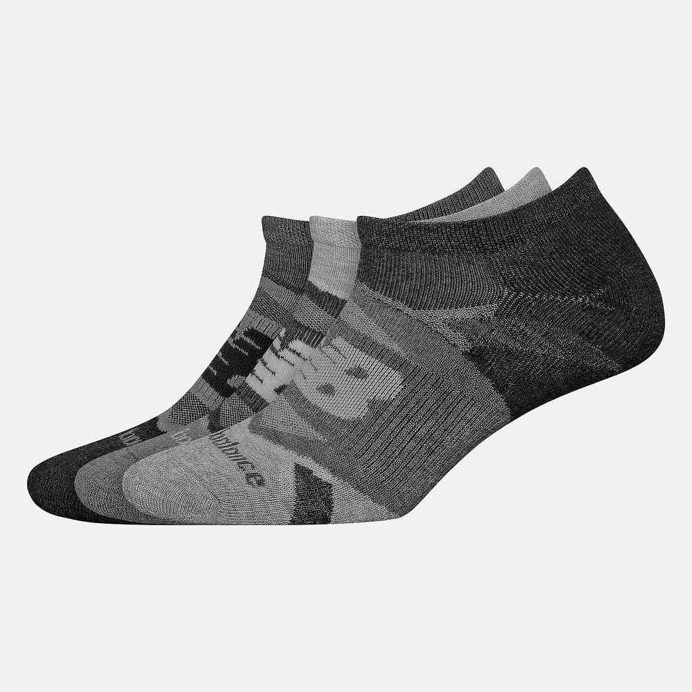 Performance Cushion No Show Socks 3 Pack / New Balance Women|Men