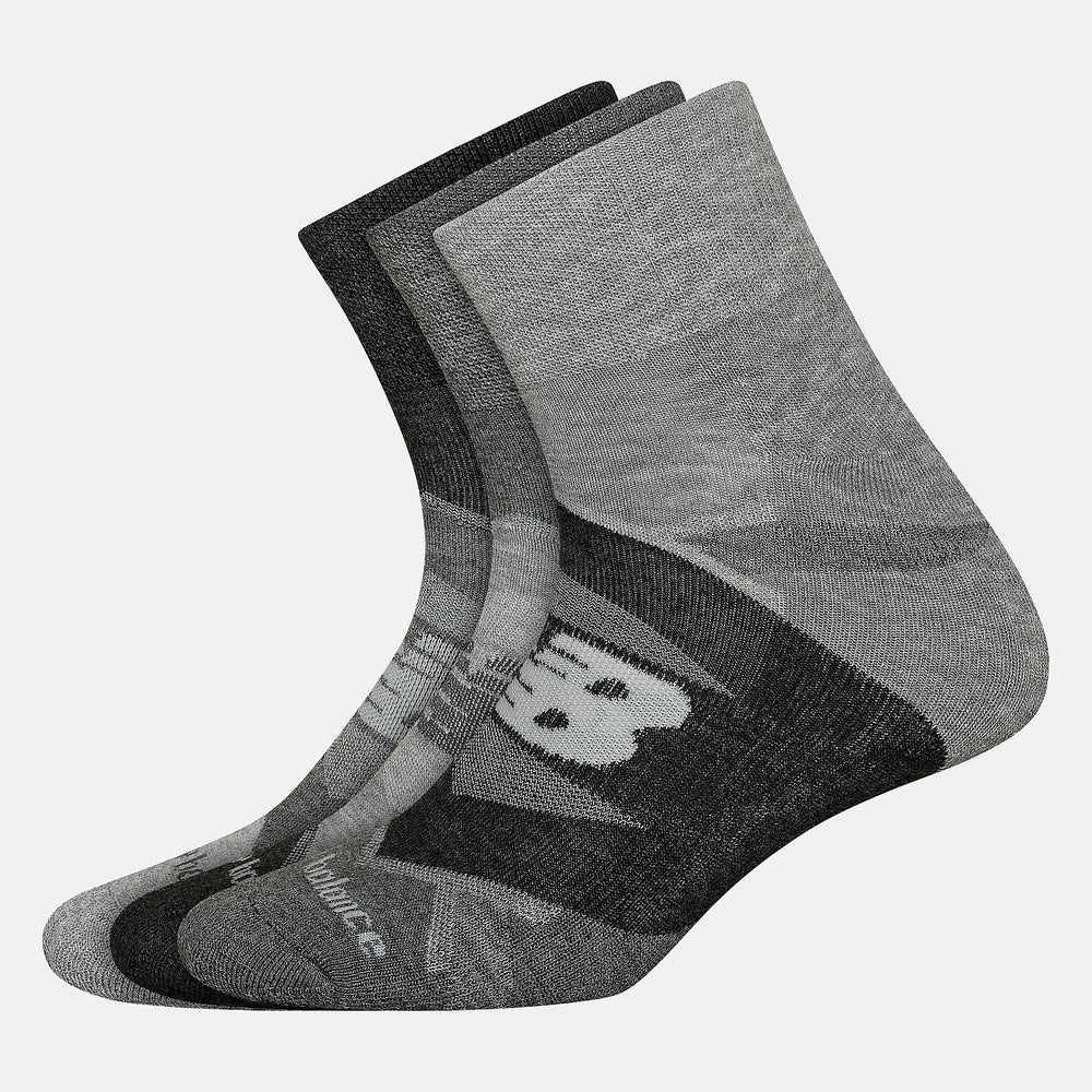 Performance Cushion Quarter Socks 3 Pack / New Balance Women|Men