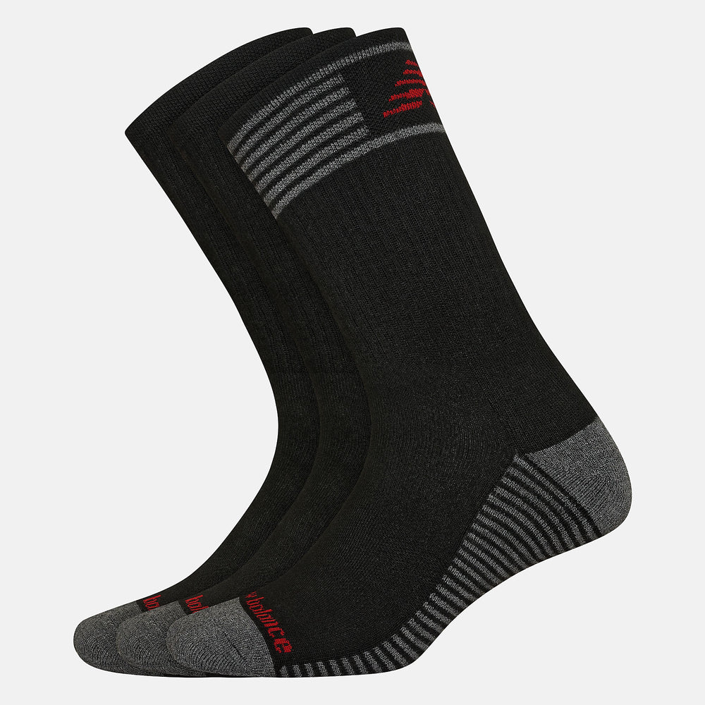Performance Cushion Crew Socks 3 Pack / New Balance Women|Men