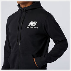 NB Essentials Stacked Full Zip Hoodie / New Balance Men