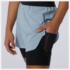Q Speed Fuel 2 in 1 5 Inch Short / New Balance Men