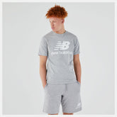 Essentials Stacked Logo Tee / New Balance Men