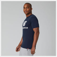Essentials Stacked Logo Tee / New Balance Men