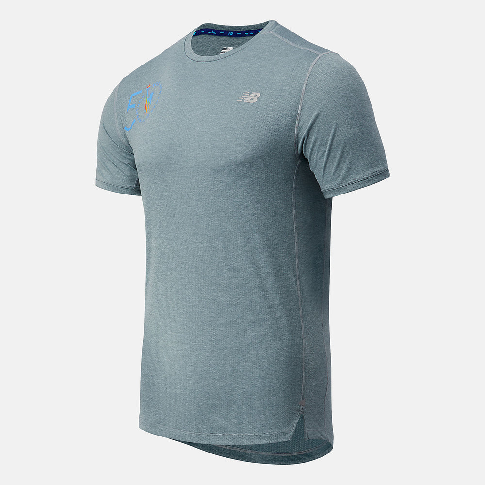 NYC Marathon Impact Run Short Sleeve / New Balance Men