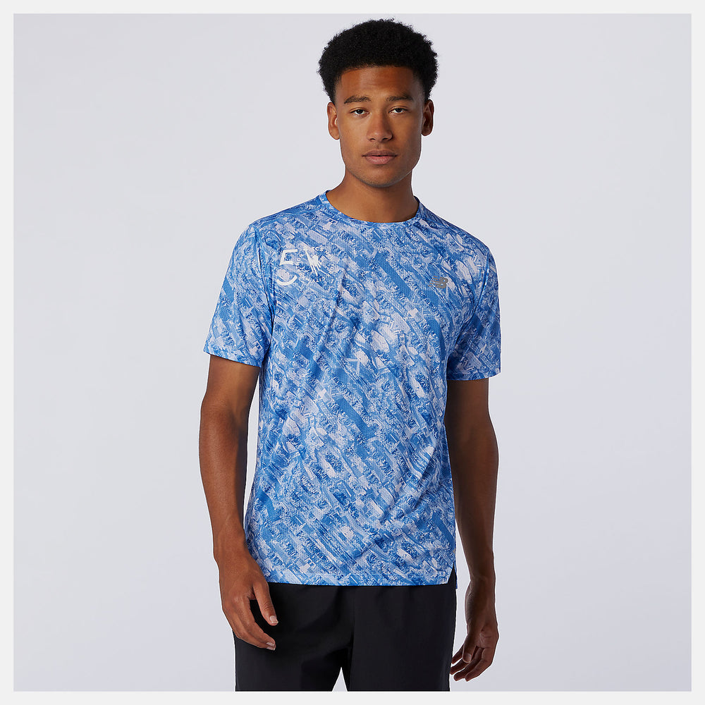 NYC Marathon Printed Impact Run Short Sleeve / New Balance Men