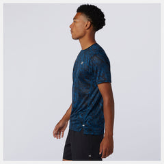 NYC Marathon Printed Impact Run Short Sleeve / New Balance Men