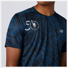 NYC Marathon Printed Impact Run Short Sleeve / New Balance Men