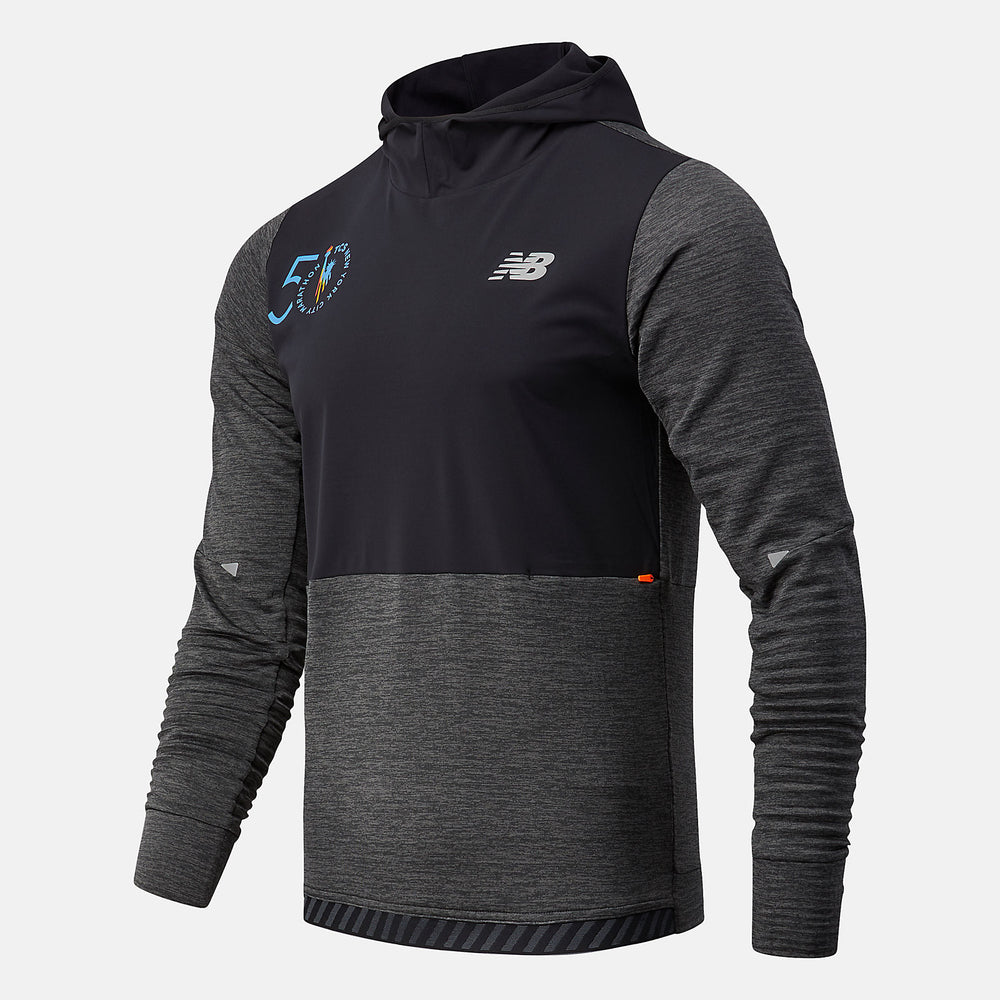 NYC Marathon Impact Run Grid Back Hoodie / New Balance Men