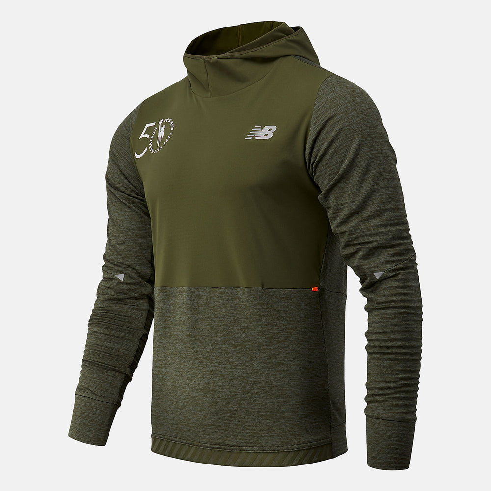 NYC Marathon Impact Run Grid Back Hoodie / New Balance Men