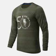 NYC Marathon Q Speed Fuel Jacquard Long Sleeve / New Balance Men
