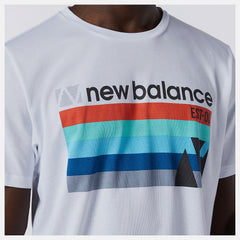 Graphic Heathertech Tee / New Balance Men