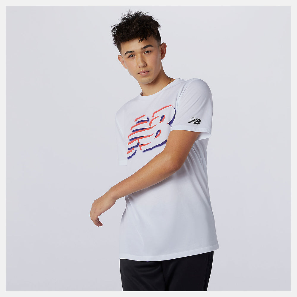 Graphic Heathertech Tee / New Balance Men