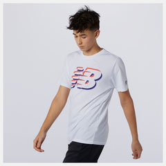 Graphic Heathertech Tee / New Balance Men