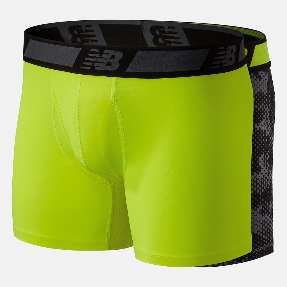 NB Dry 6 Inch Boxer Brief 2 Pack / New Balance Men