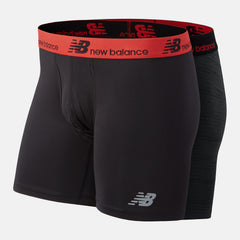 NB Dry 6 Inch Boxer Brief 2 Pack / New Balance Men