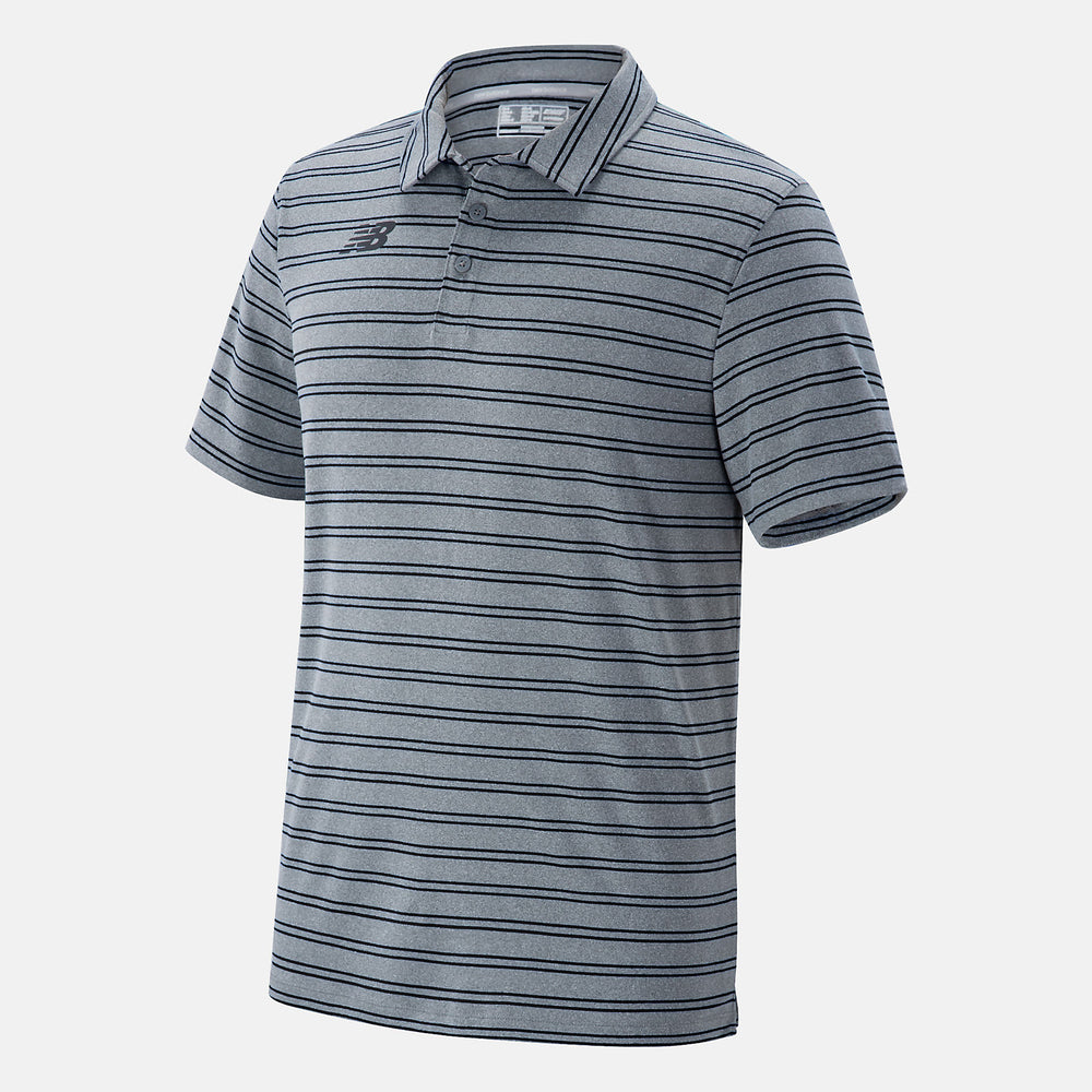 Stripe Polo / New Balance Men