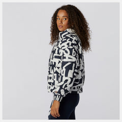 Determination Packable Printed Quilted Jacket / New Balance Women