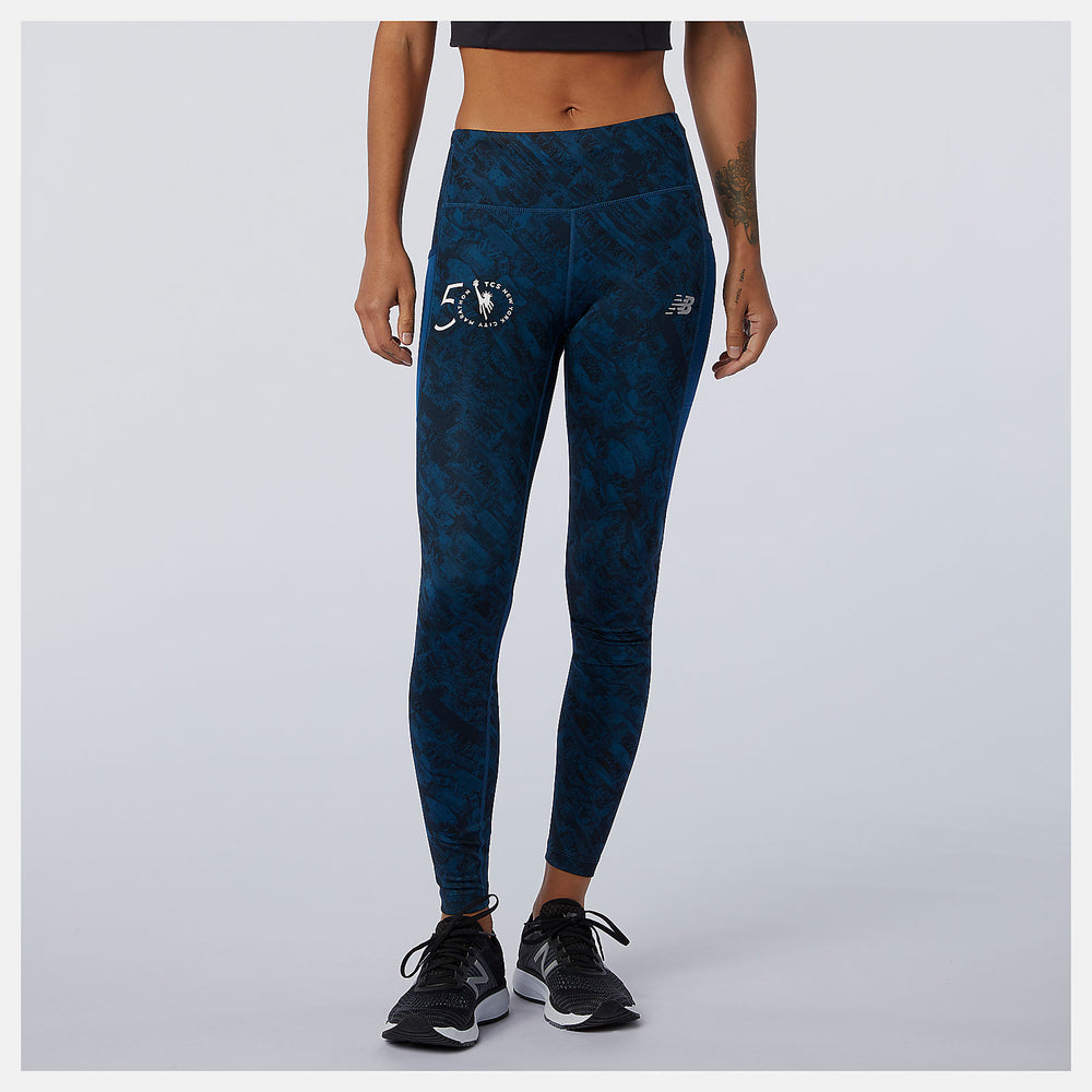 NYC Marathon Printed Impact Run Tight / New Balance Women