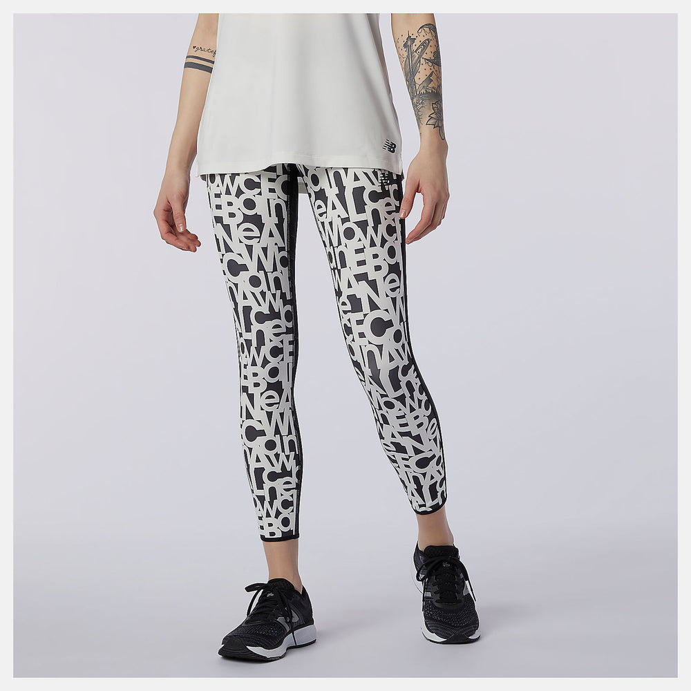 Relentless Printed High Rise 7/8 Tight / New Balance Women
