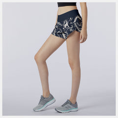 Printed Impact Run Short 3 Inch / New Balance Women