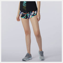 Printed Impact Run Short 3 Inch / New Balance Women