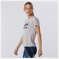 Printed Impact Run Short Sleeve / New Balance Women