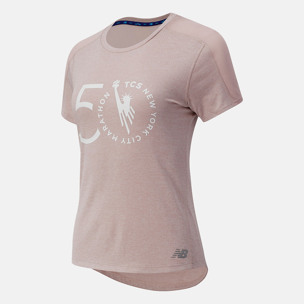 NYC Marathon Impact Run Short Sleeve / New Balance Women