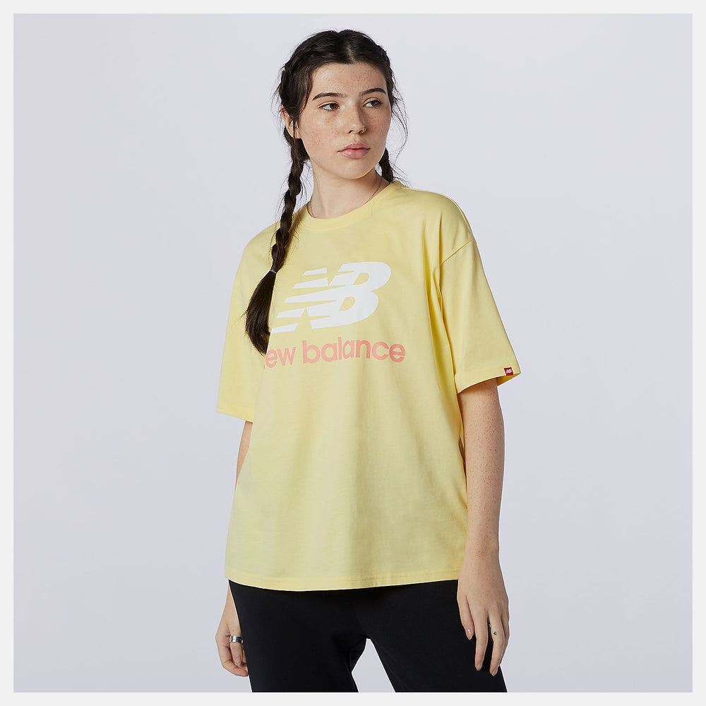 NB Essentials Stacked Logo Tee / New Balance Women