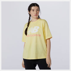 NB Essentials Stacked Logo Tee / New Balance Women