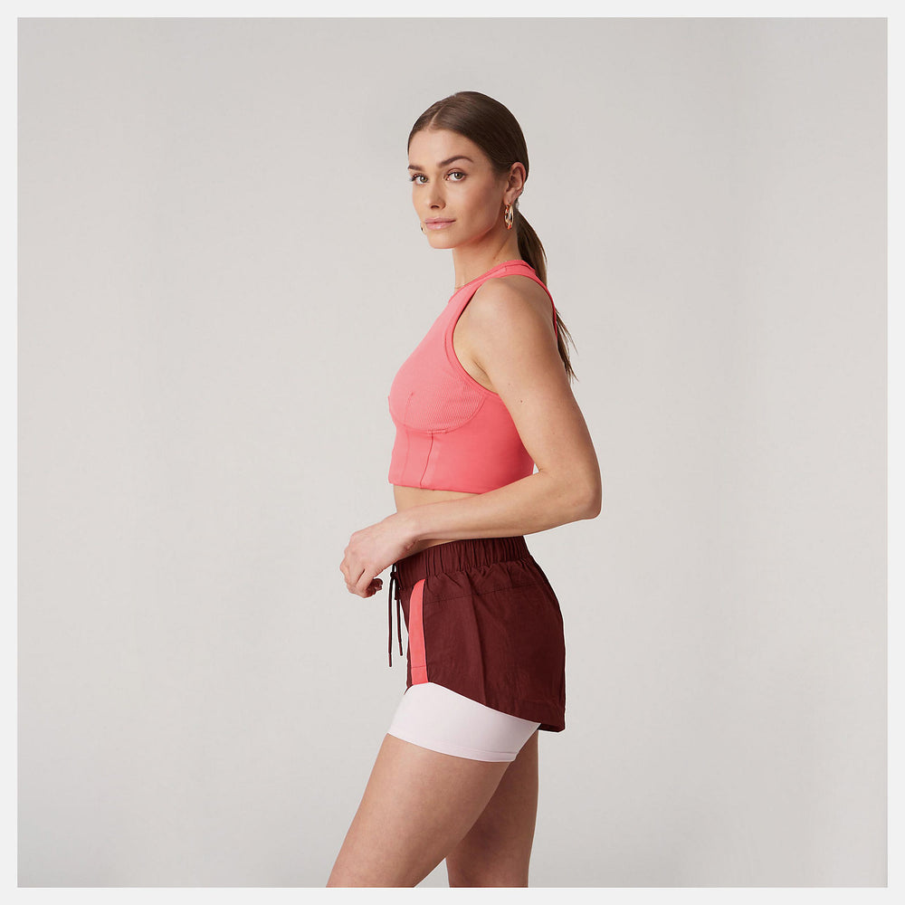 Bandier Corset Tank / New Balance Women