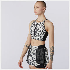 Relentless Printed Crop Top / New Balance Women