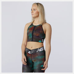 Relentless Printed Crop Top / New Balance Women