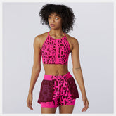 Relentless Printed Crop Top / New Balance Women
