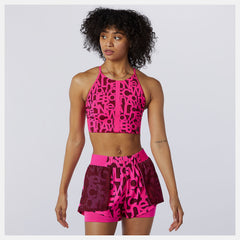 Relentless Printed Crop Top / New Balance Women
