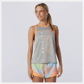 Printed Fast Flight Tank / New Balance Women