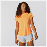 Q Speed Fuel Jacquard Short Sleeve / New Balance Women