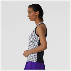 Printed Tournament Tank / New Balance Women
