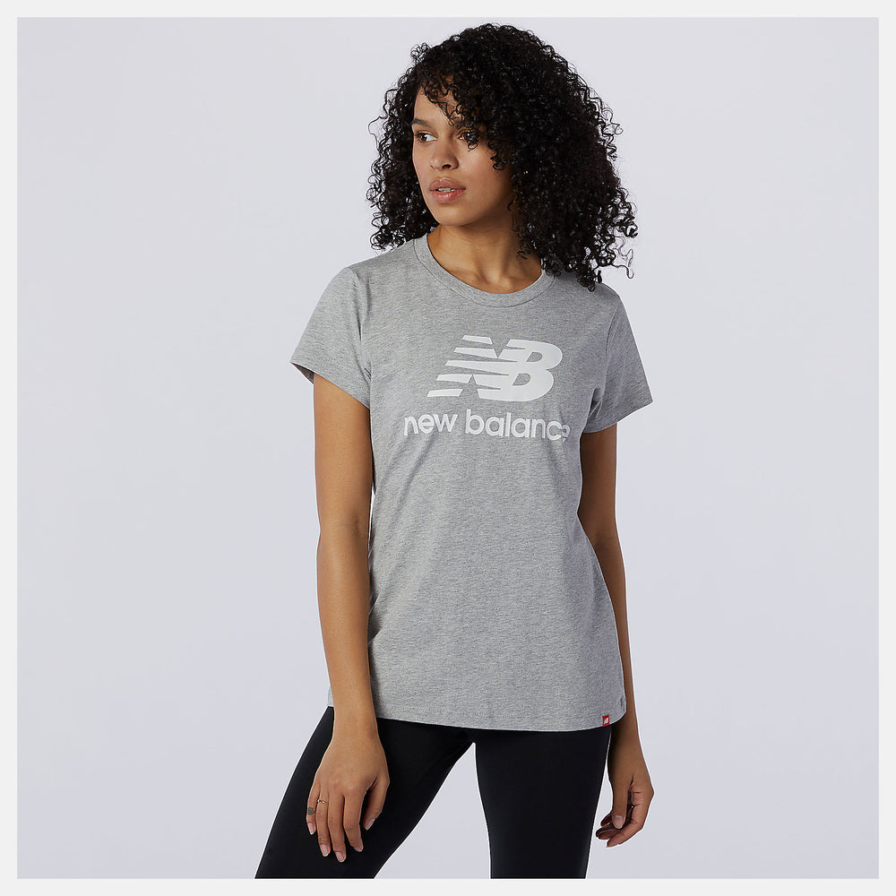 Essentials Stacked Logo Tee / New Balance Women