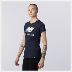 Essentials Stacked Logo Tee / New Balance Women