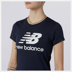 Essentials Stacked Logo Tee / New Balance Women