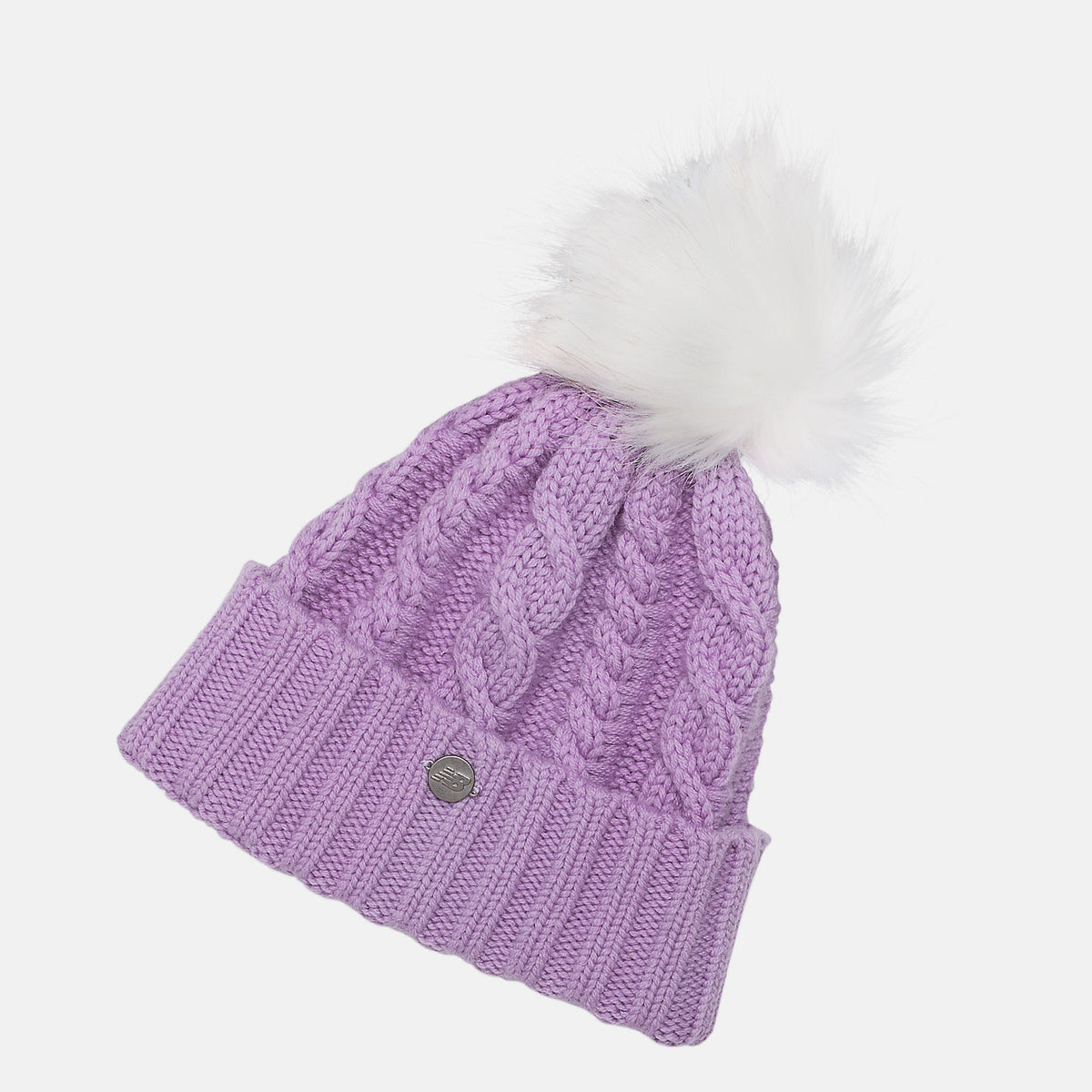 Lux Knit Pom Beanie / New Balance Women