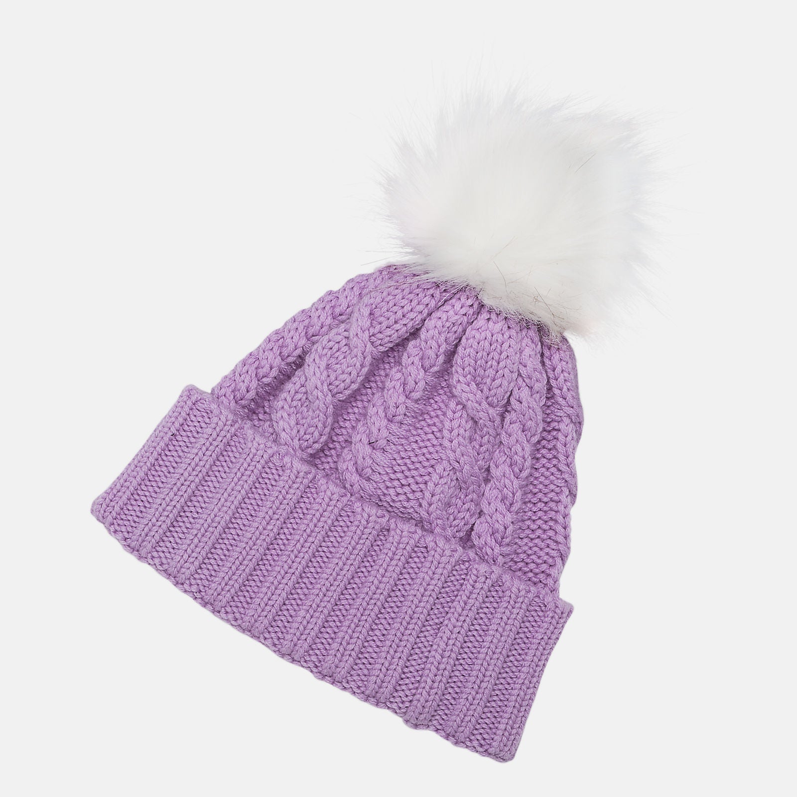 Lux Knit Pom Beanie / New Balance Women
