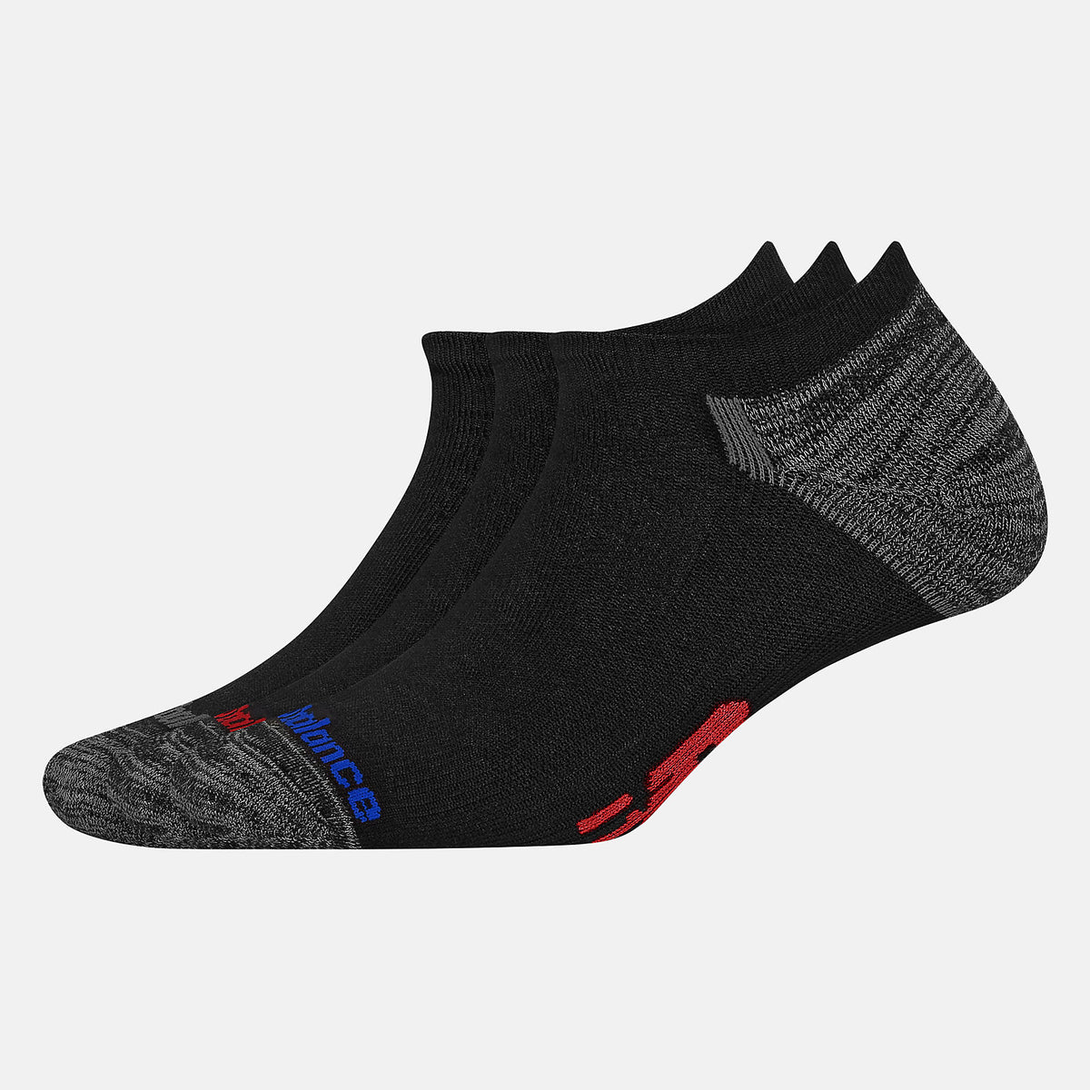 Strategic Cushion No Show Socks 3 Pack / New Balance Women|Men