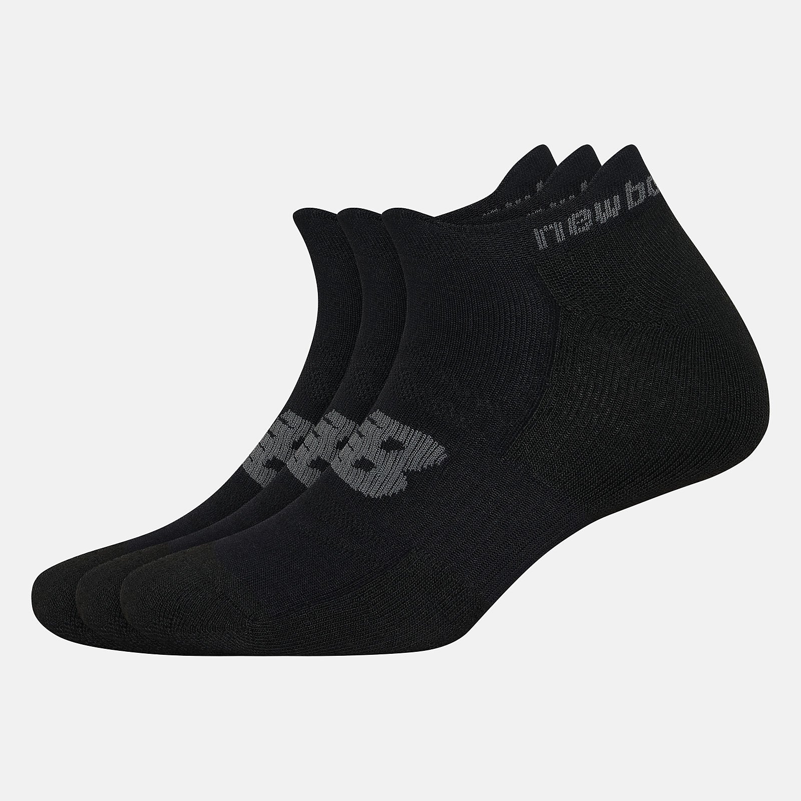 Strategic Cushion Low-Cut Tab Socks 3 Packs / New Balance Women|Men