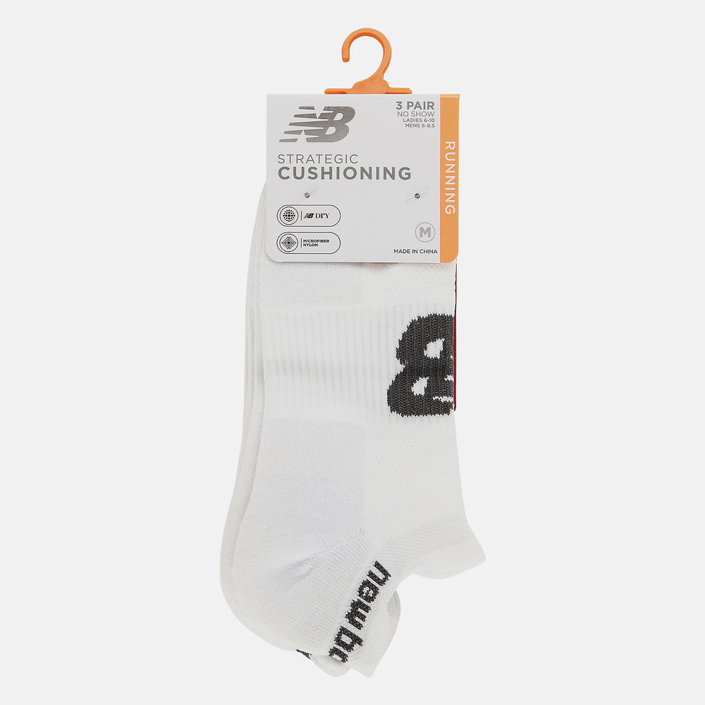 Strategic Cushion Low-Cut Tab Socks 3 Packs / New Balance Women|Men