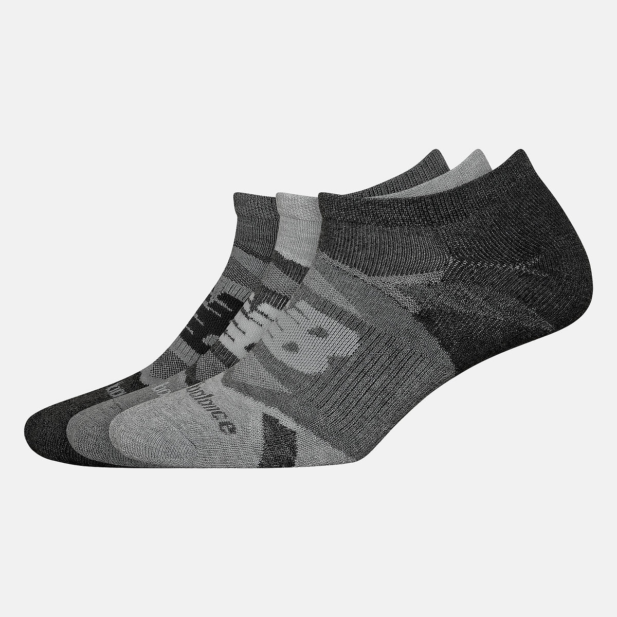 Performance Cushion No Show Socks 3 Pack / New Balance Women|Men