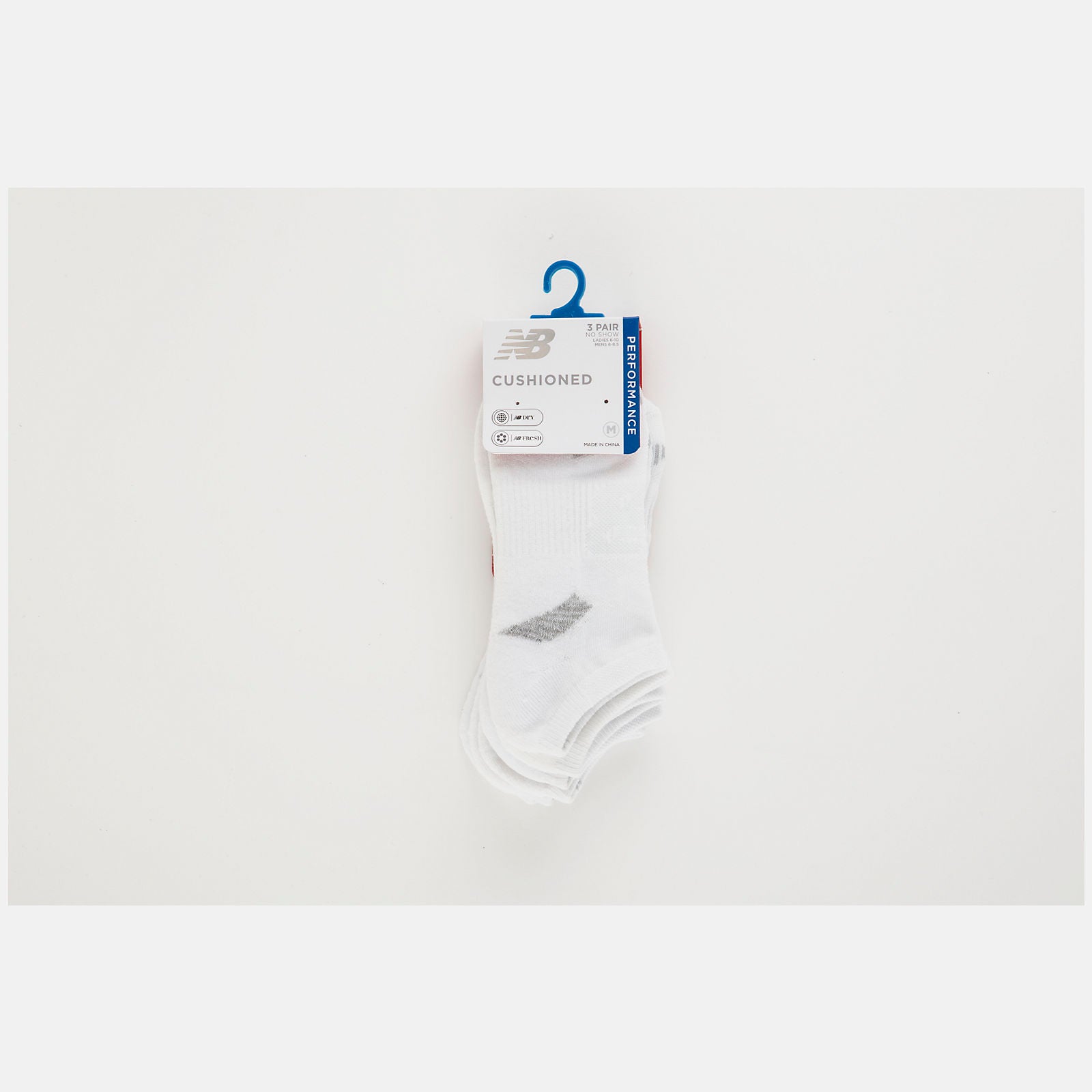 Performance Cushion No Show Socks 3 Pack / New Balance Women|Men