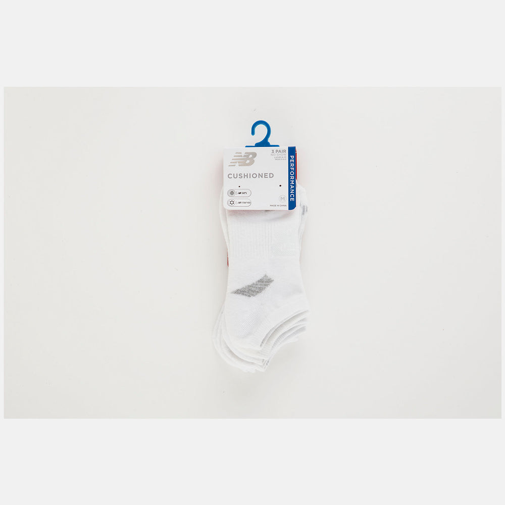 Performance Cushion No Show Socks 3 Pack / New Balance Women|Men