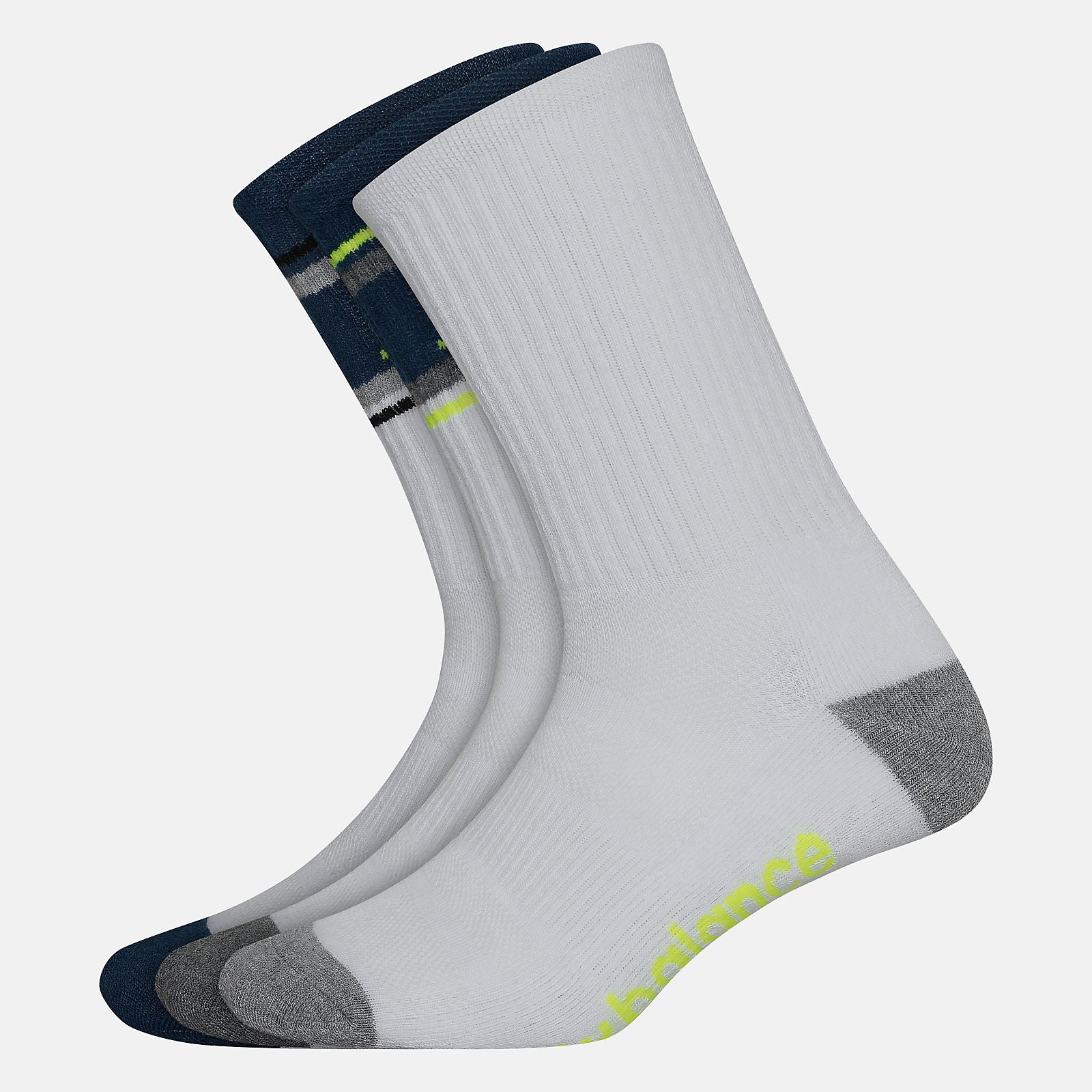 Performance Cushion Crew Socks 3 Pack / New Balance Women|Men