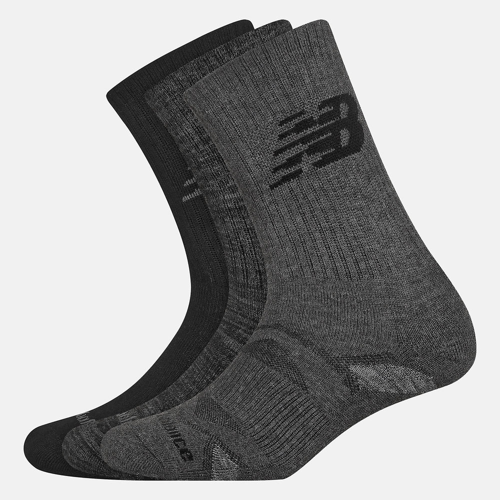 Performance Cushion Crew Socks 3 Pack / New Balance Women|Men